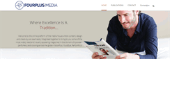 Desktop Screenshot of fourplusmedia.com